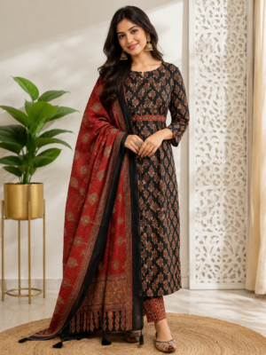 Fabric Kurti with Pant
