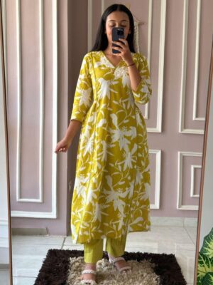 New smart casual Cotton Kurti set ☘️