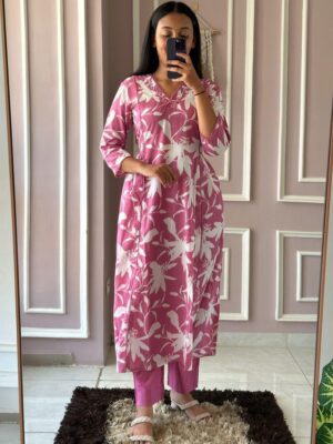 New smart casual Cotton Kurti set ☘️