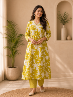 New smart casual Cotton Kurti set ☘️