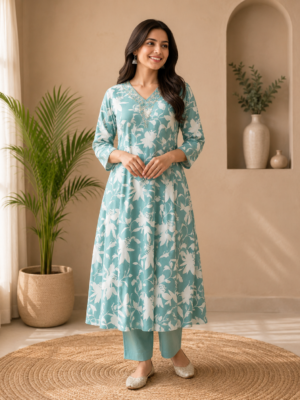 New smart casual Cotton Kurti set ☘️